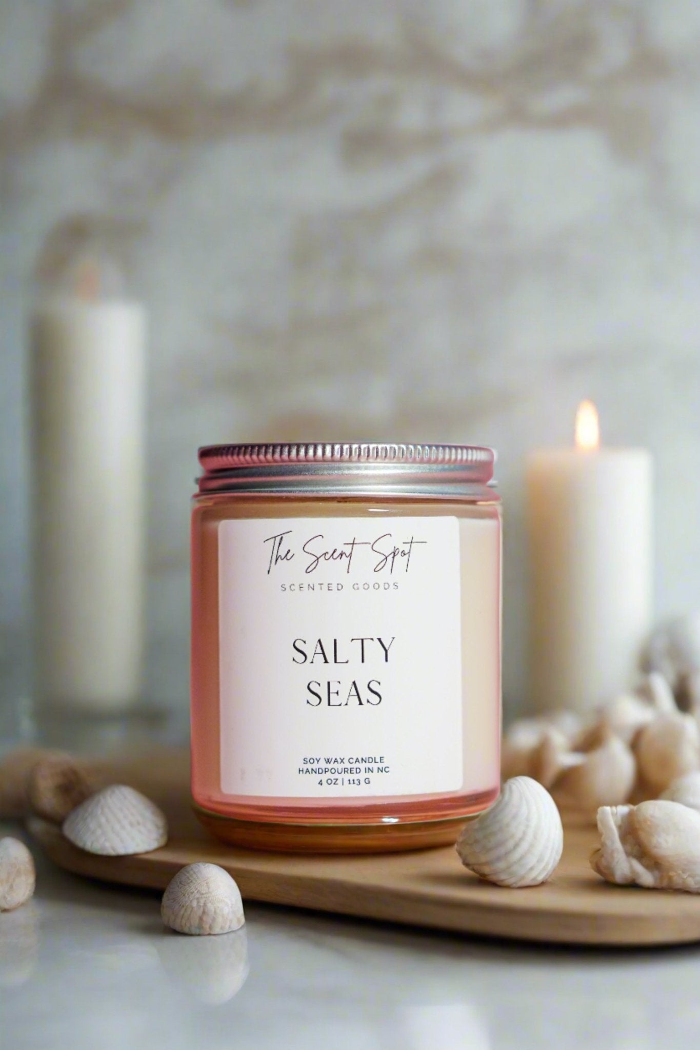 Salty Seas Candle - Paramount Made - Salty Seas Candle Paramount Made 10oz